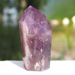 Natural Amethyst Crystal Point J819 | Himalayan Salt Factory