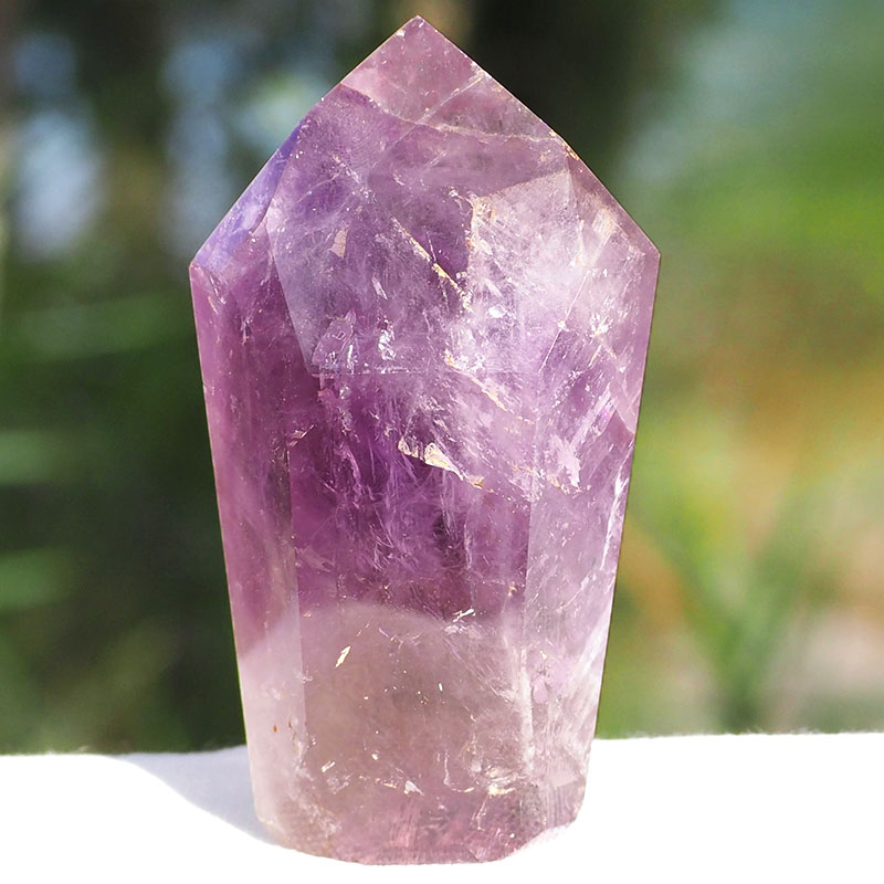 Natural Amethyst Crystal Point J822 3 Natural Amethyst Crystal Point J822 | Himalayan Salt Factory