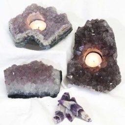 3.55Kg Natural Amethyst Loving Set J921 5 Natural Amethyst Loving Set J921 | Himalayan Salt Factory