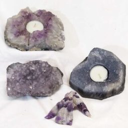 NaturalNatural Amethyst Loving Set J924 | Himalayan Salt Factory Amethyst Loving Set J924 | Himalayan Salt Factory