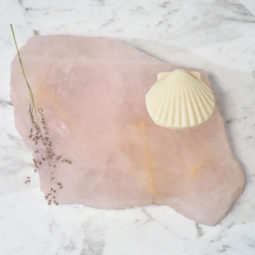 Natural Rose Quartz Plate J868 | Himalayan Salt Factory