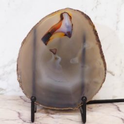 0.19Kg Sliced Brazilian Crystal Agate Lamp J847 6 Sliced Brazilian Crystal Agate Lamp J847 | Himalayan Salt Factory