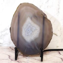 0.2Kg Sliced Brazilian Crystal Agate Lamp J852 5 Sliced Brazilian Crystal Agate Lamp J852 | Himalayan Salt Factory