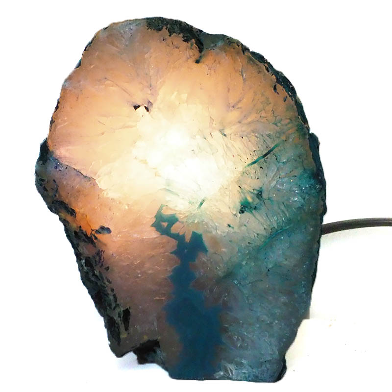 1.48Kg Agate Crystal Lamp J1003 4 Agate Crystal Lamp J1003 | Himalayan Salt Factory