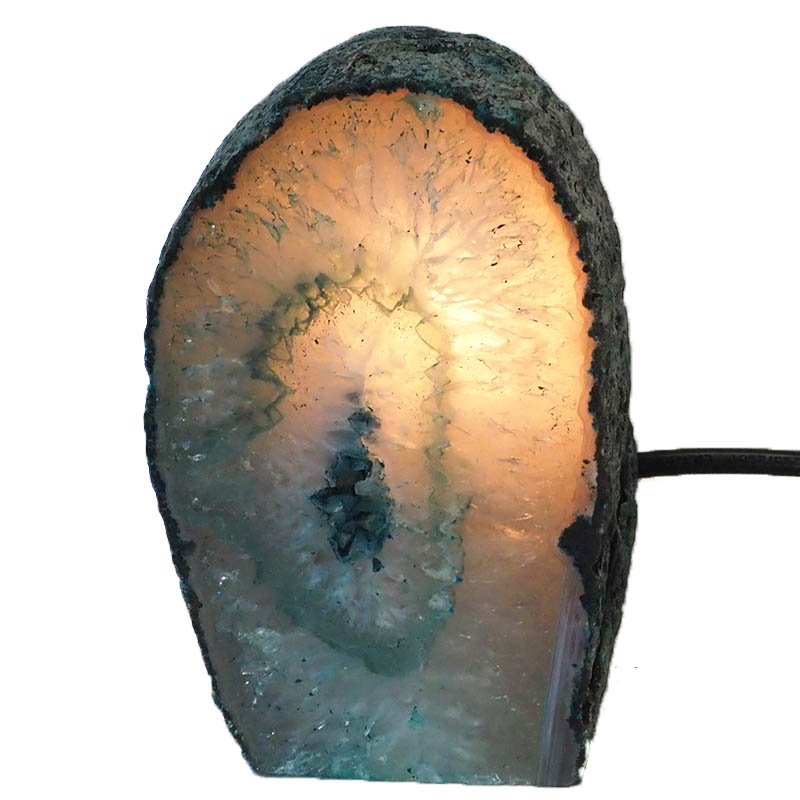 1.87Kg Agate Crystal Lamp J1004 4 Agate Crystal Lamp J1004 | Himalayan Salt Factory