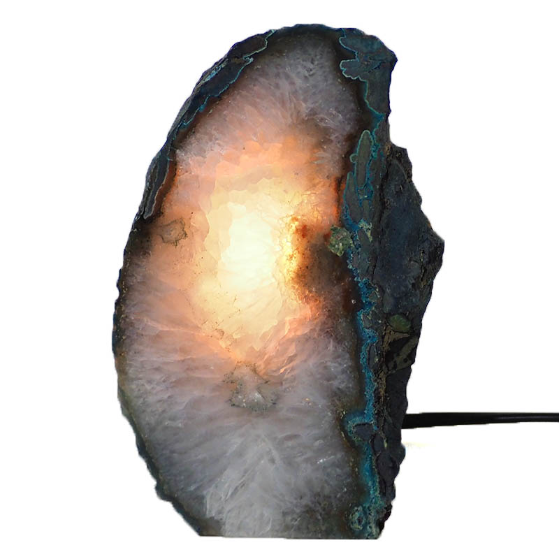 Agate Crystal Lamp J1033 4 Agate Crystal Lamp J1033 | Himalayan Salt Factory