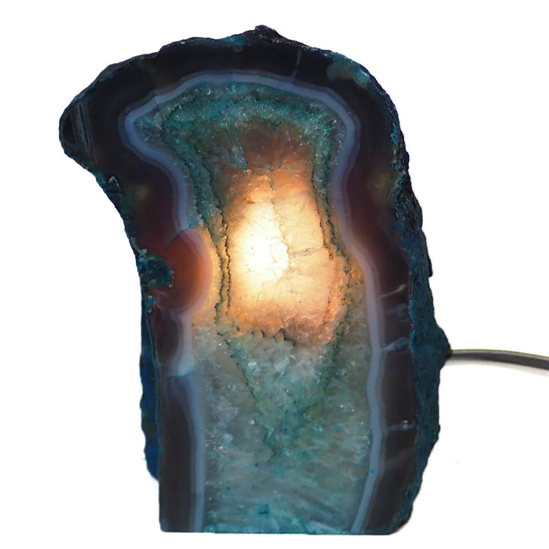 Agate Crystal Lamp J1037 4 Agate Crystal Lamp J1037 | Himalayan Salt Factory