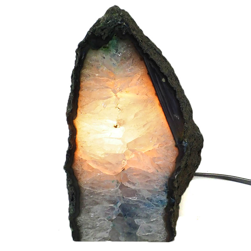 Agate Crystal Lamp J1039 4 Agate Crystal Lamp J1039 | Himalayan Salt Factory