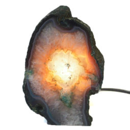 Agate Crystal Lamp J1040 | Himalayan Salt Factory