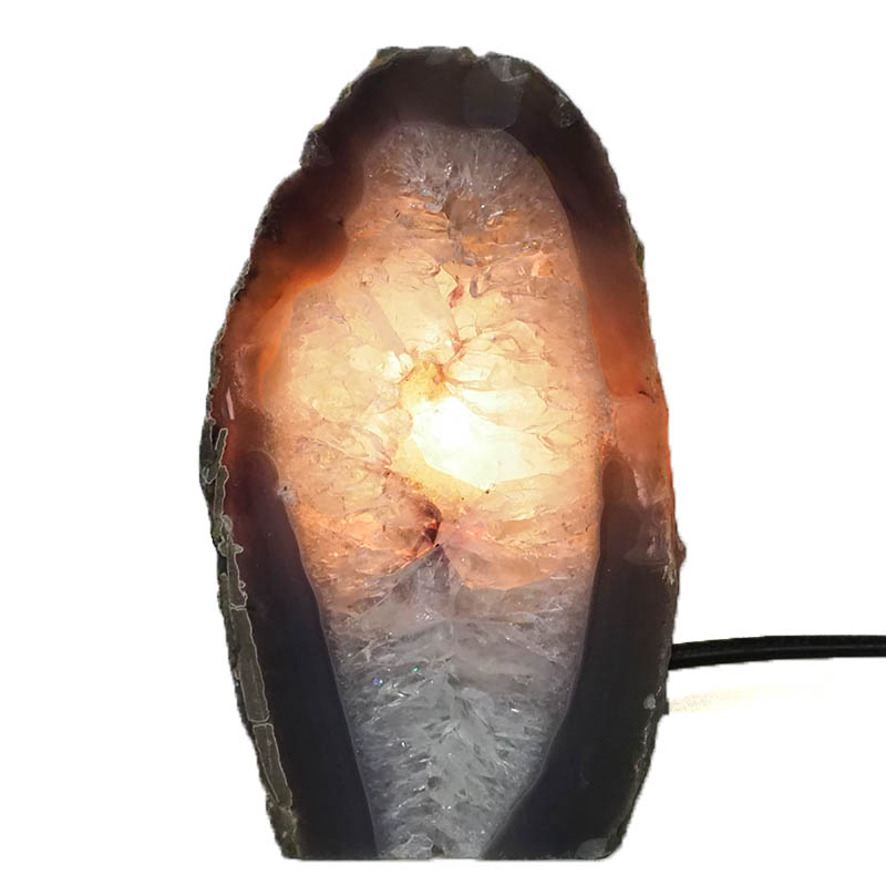 Agate Crystal Lamp J1042 4 Agate Crystal Lamp J1042 | Himalayan Salt Factory
