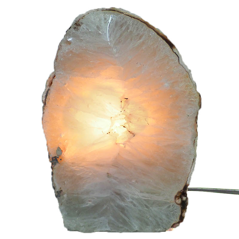 Natural Agate Crystal Lamp J1047 4 Natural Agate Crystal Lamp J1047 | Himalayan Salt Factory