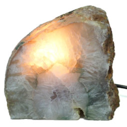 Natural Agate Crystal Lamp J1050 | Himalayan Salt Factory