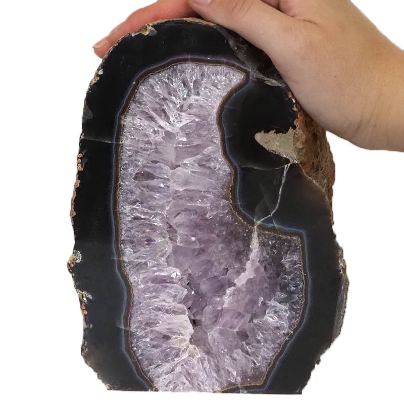 Natural Agate Crystal Lamp J1052 5 Natural Agate Crystal Lamp J1052 | Himalayan Salt Factory