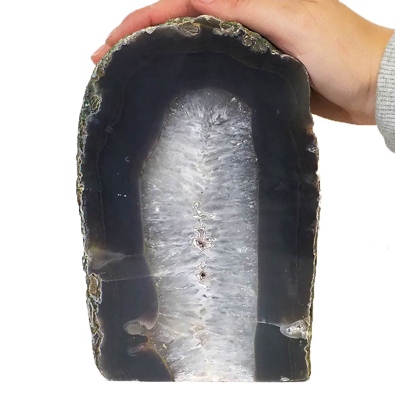 Natural Agate Crystal Lamp J1054 5 Natural Agate Crystal Lamp J1054 | Himalayan Salt Factory