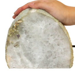 Natural Agate Crystal Lamp J1056 7 Natural Agate Crystal Lamp J1056 | Himalayan Salt Factory