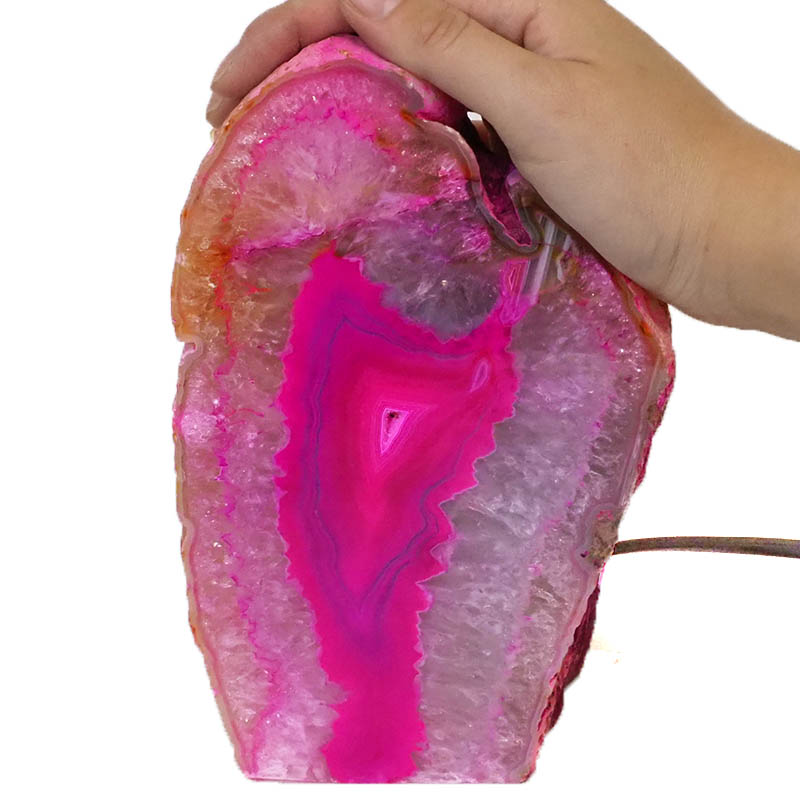 Agate Crystal Lamp J1058 5 Agate Crystal Lamp J1058 | Himalayan Salt Factory