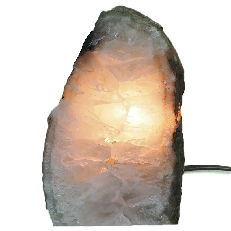 Natural Agate Crystal Lamp J1073 4 Natural Agate Crystal Lamp J1073 | Himalayan Salt Factory