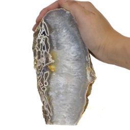 Natural Agate Crystal Lamp J1077 | Himalayan Salt Factory