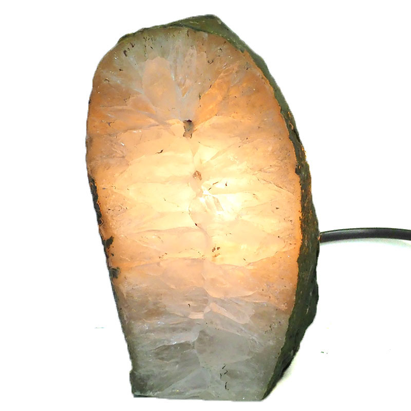 Natural Agate Crystal Lamp J1079 4 Natural Agate Crystal Lamp J1079 | Himalayan Salt Factory