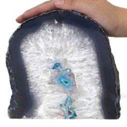 Agate Crystal Lamp J1082 7 Agate Crystal Lamp J1082 | Himalayan Salt Factory