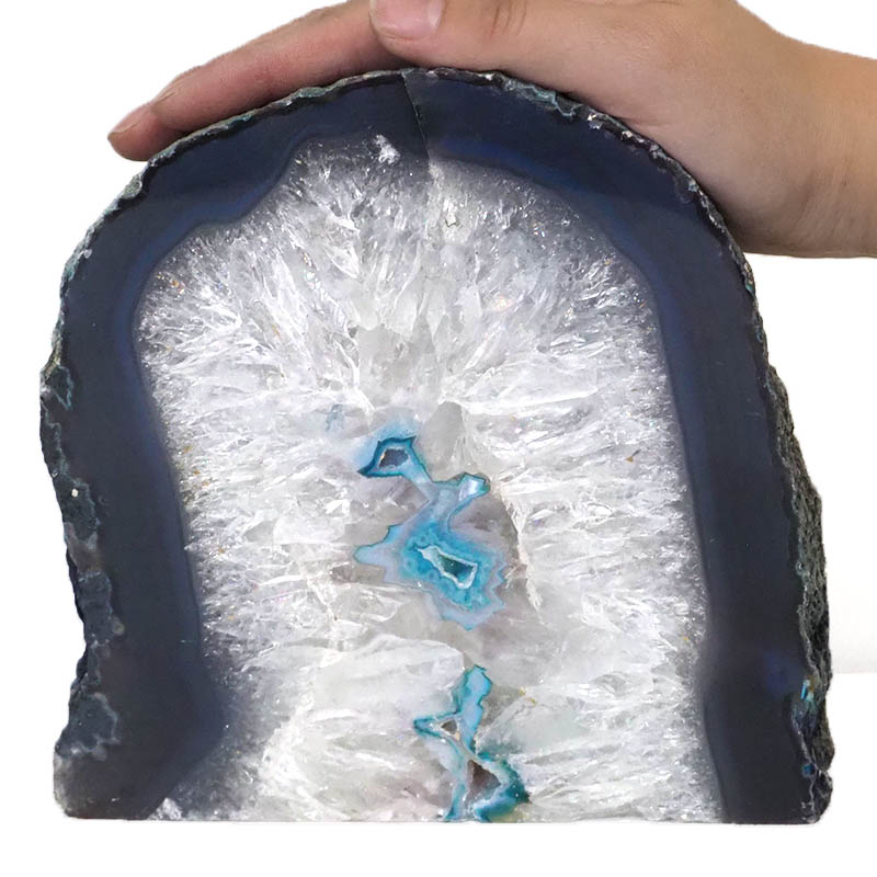 Agate Crystal Lamp J1082 5 Agate Crystal Lamp J1082 | Himalayan Salt Factory