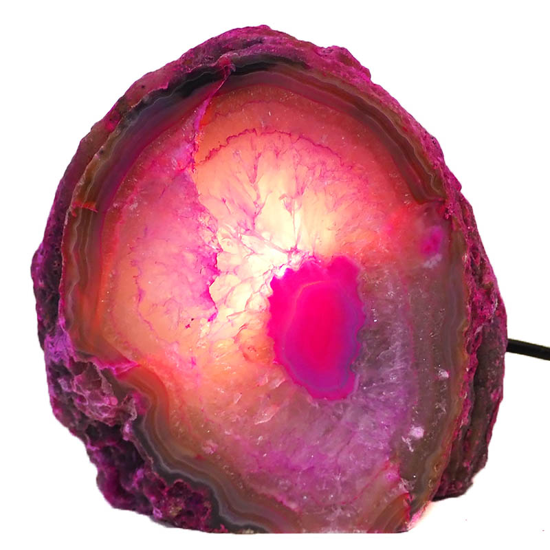 Agate Crystal Lamp J1092 4 Agate Crystal Lamp J1092 | Himalayan Salt Factory