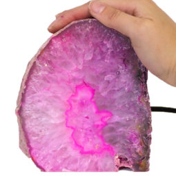 Agate Crystal Lamp J1093 | Himalayan Salt Factory