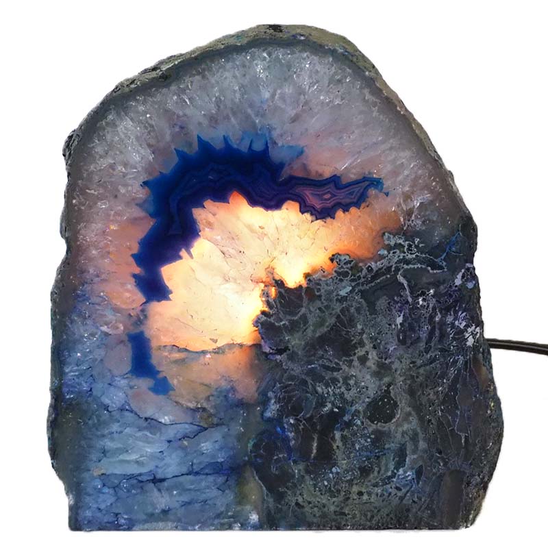 2.87Kg Agate Crystal Lamp J1124 4 Agate Crystal Lamp J1124 | Himalayan Salt Factory