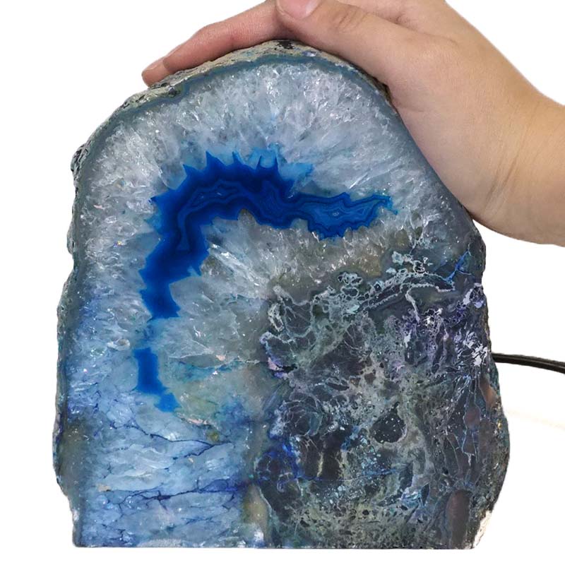 2.87Kg Agate Crystal Lamp J1124 5 Agate Crystal Lamp J1124 | Himalayan Salt Factory