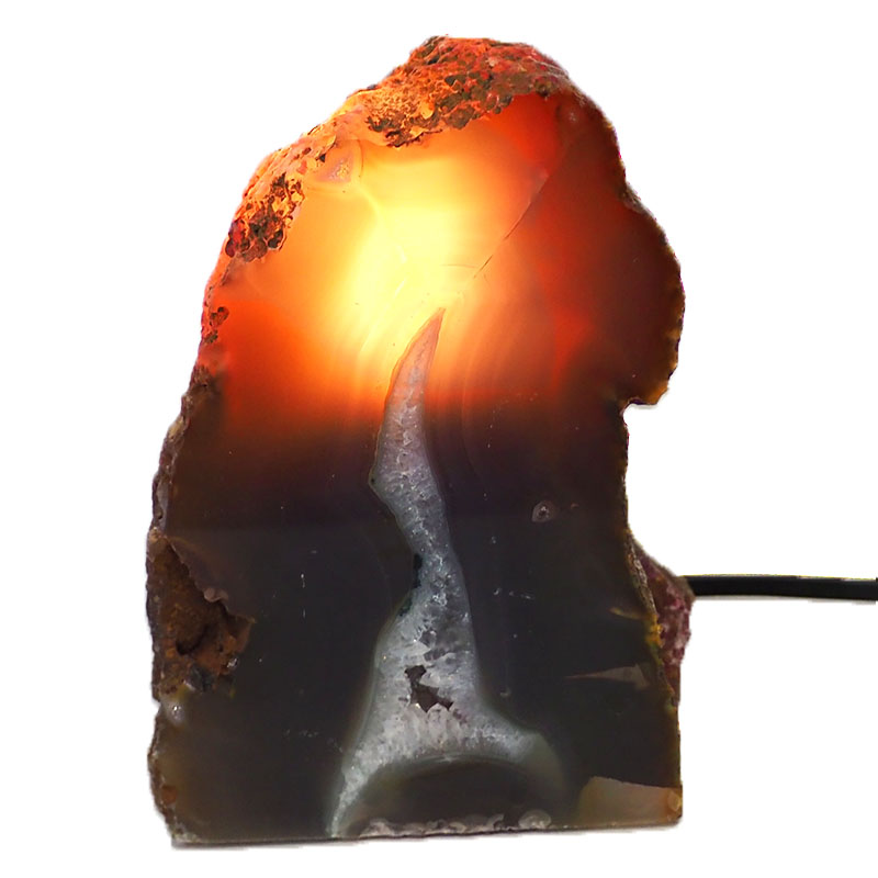 1.61Kg Agate Crystal Lamp J1134 4 Agate Crystal Lamp J1134 | Himalayan Salt Factory