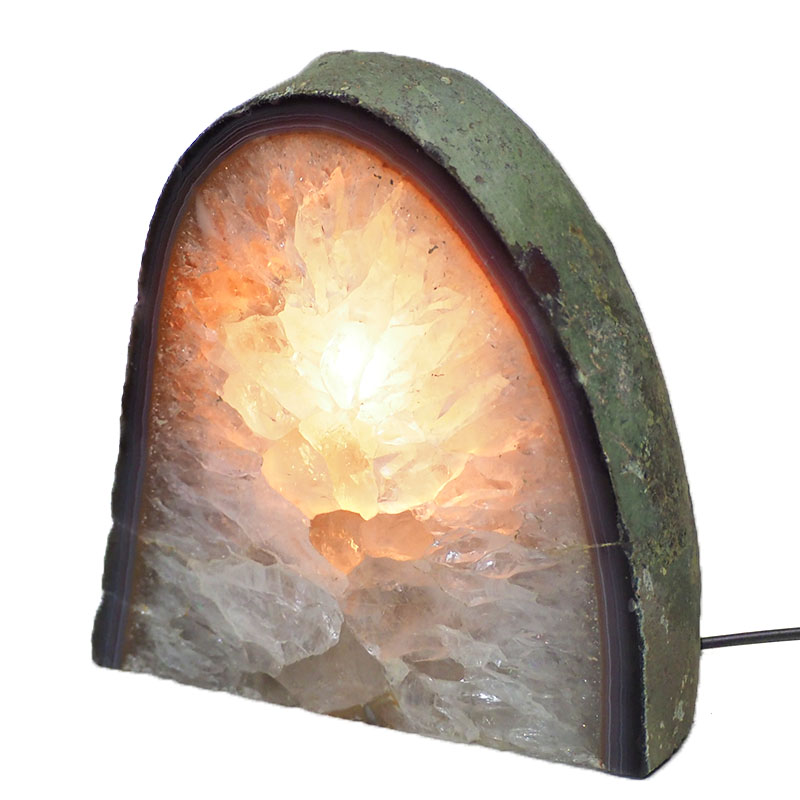 3.2Kg Agate Crystal Lamp J1136 4 Agate Crystal Lamp J1136 | Himalayan Salt Factory