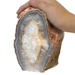Agate Crystal Lamp J1139 | Himalayan Salt Factory