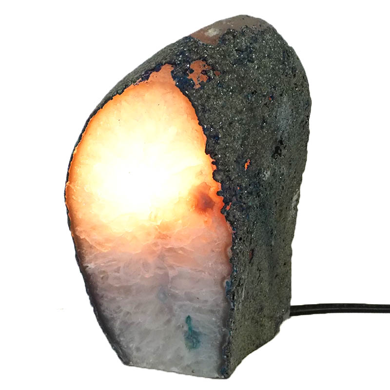 1.78kg Teal Agate Crystal Lamp J1142 4 Agate Crystal Lamp J1142 | Himalayan Salt Factory