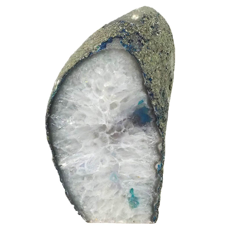 1.78kg Teal Agate Crystal Lamp J1142 3 Agate Crystal Lamp J1142 | Himalayan Salt Factory