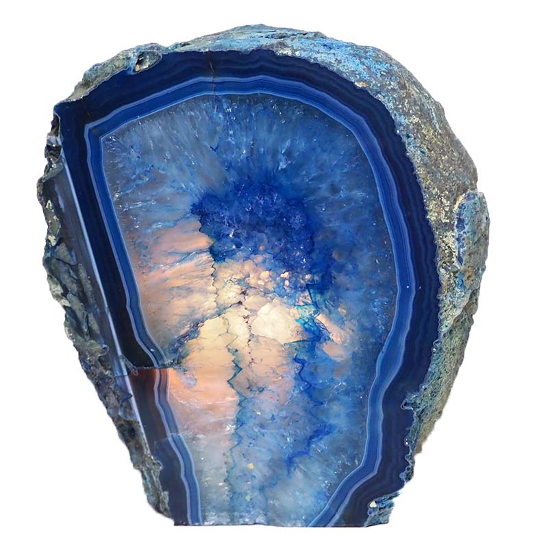 4.47Kg Agate Crystal Lamp J1156 4 Agate Crystal Lamp J1156 | Himalayan Salt Factory