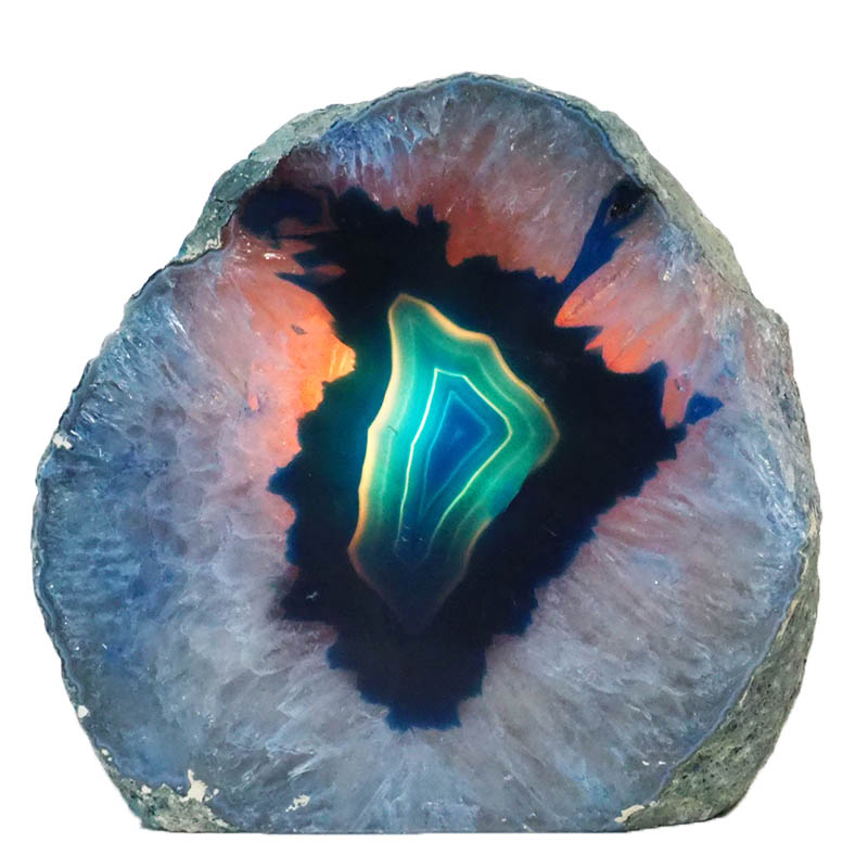 3.38Kg Agate Crystal Lamp J1161 4 Agate Crystal Lamp J1161 | Himalayan Salt Factory