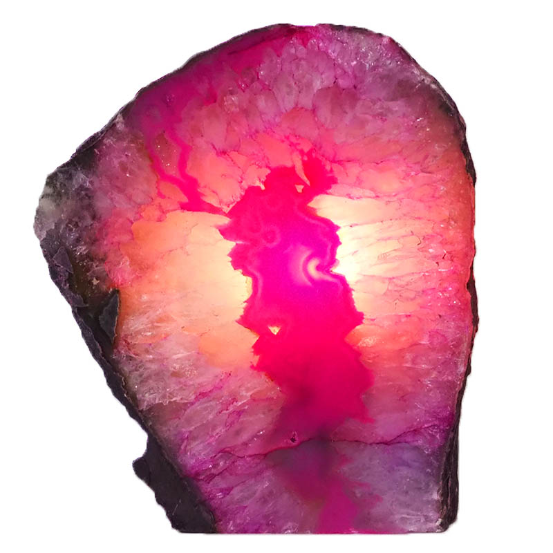 2.45Kg Agate Crystal Lamp J1169 4 Agate Crystal Lamp J1169 | Himalayan Salt Factory