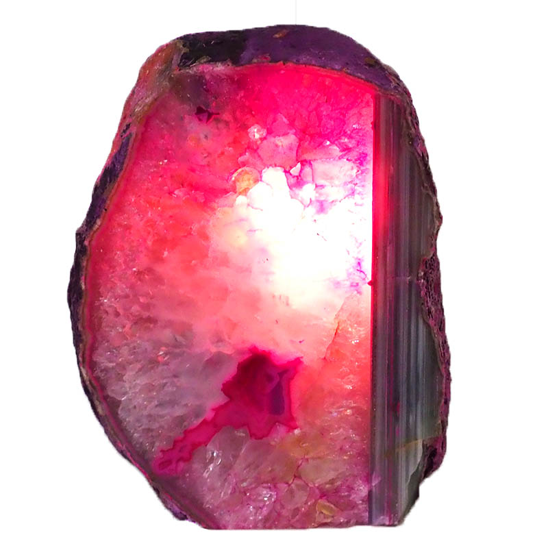 2.55Kg Agate Crystal Lamp J1170 3 Agate Crystal Lamp J1170 | Himalayan Salt Factory