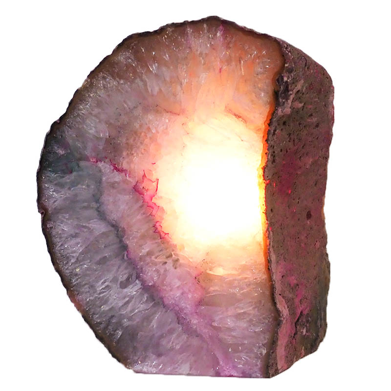2.37Kg Agate Crystal Lamp J1172 4 Agate Crystal Lamp J1172 | Himalayan Salt Factory