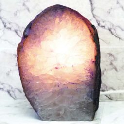 Agate Crystal Lamp J1182 | Himalayan Salt Factory