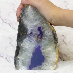 Agate Crystal Lamp J1183 | Himalayan Salt Factory