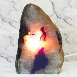 Agate Crystal Lamp J1183 | Himalayan Salt Factory