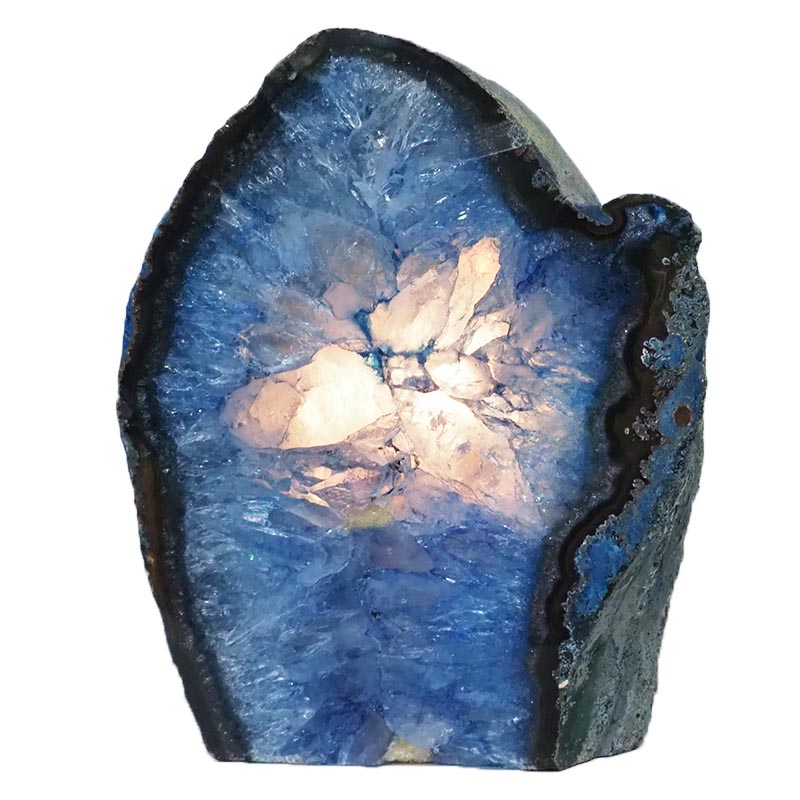 3.16Kg Agate Crystal Lamp J1217 3 Agate Crystal Lamp J1217 | Himalayan Salt Factory
