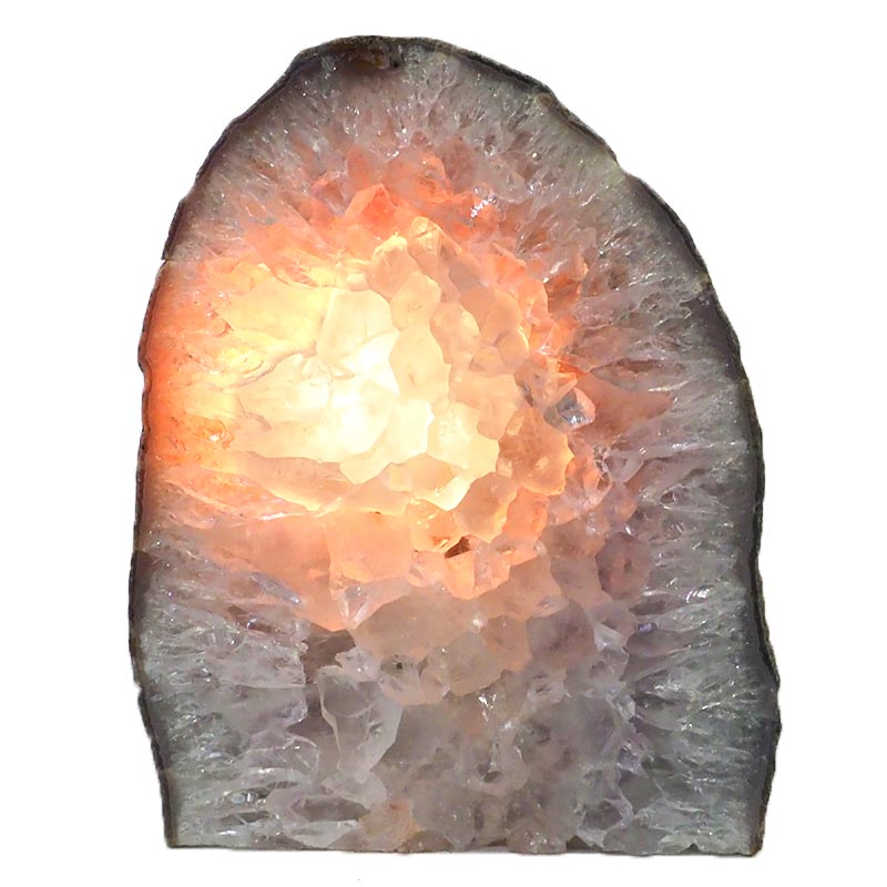 2.85Kg Agate Crystal Lamp J1222 4 Agate Crystal Lamp J1222 | Himalayan Salt Factory