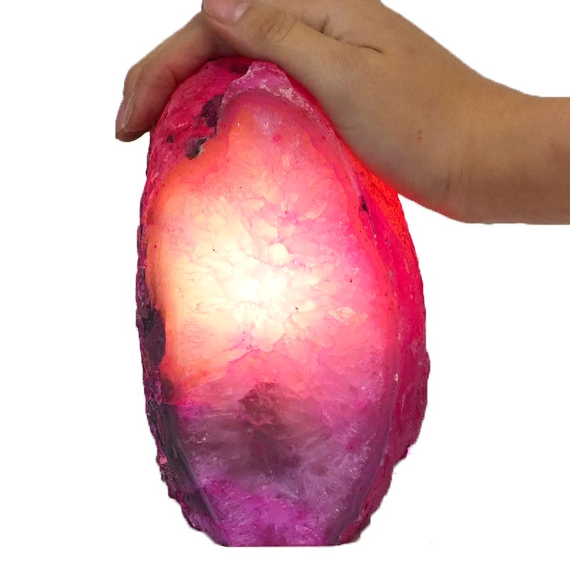1.9Kg Agate Crystal Lamp J1230 4 Agate Crystal Lamp J1230 | Himalayan Salt Factory