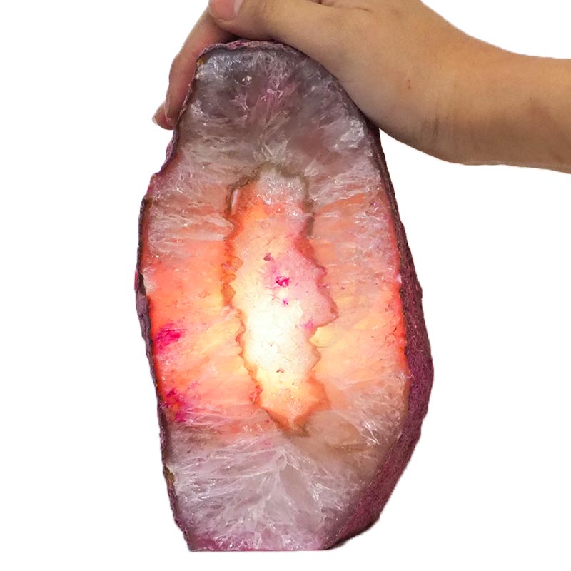 2.14Kg Agate Crystal Lamp J1232 4 Agate Crystal Lamp J1232 | Himalayan Salt Factory
