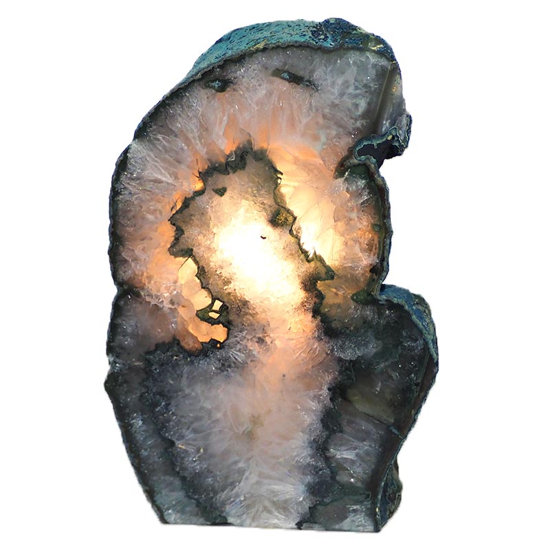 1.75Kg Agate Crystal Lamp J1235 4 Agate Crystal Lamp J1235 | Himalayan Salt Factory