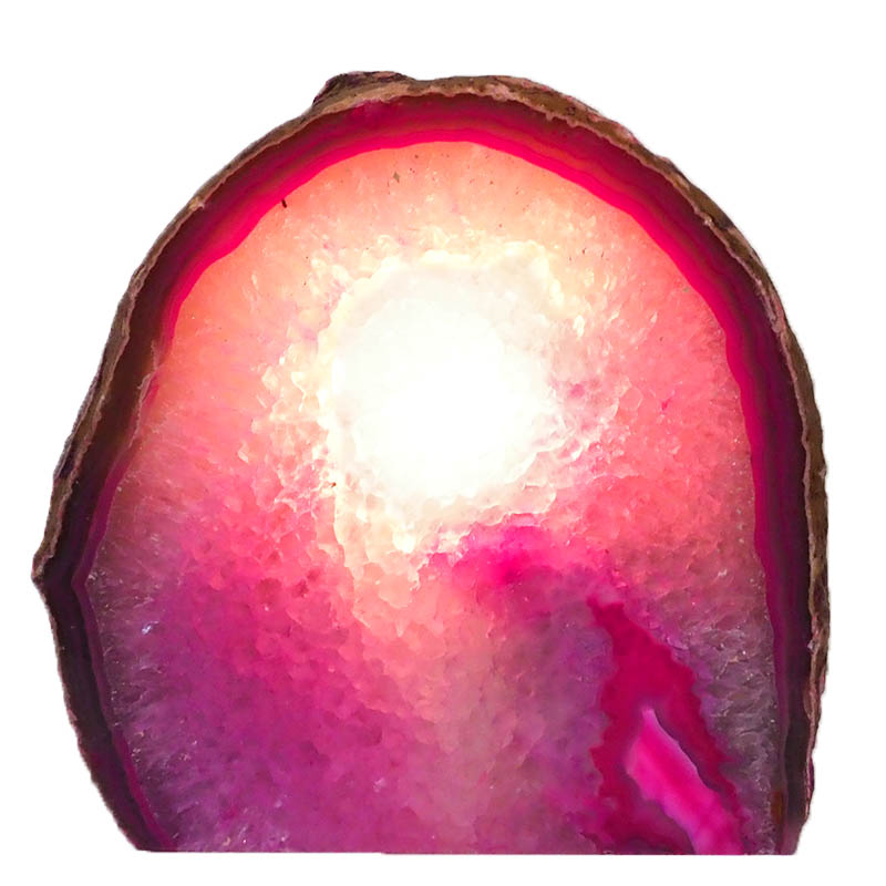 2.85Kg Agate Crystal Lamp J1255 4 Agate Crystal Lamp J1255 | Himalayan Salt Factory