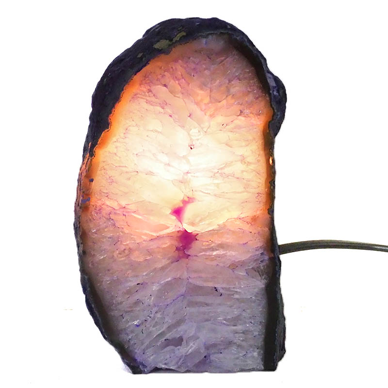 1.61Kg Agate Crystal Lamp J1260 4 Agate Crystal Lamp J1260 | Himalayan Salt Factory