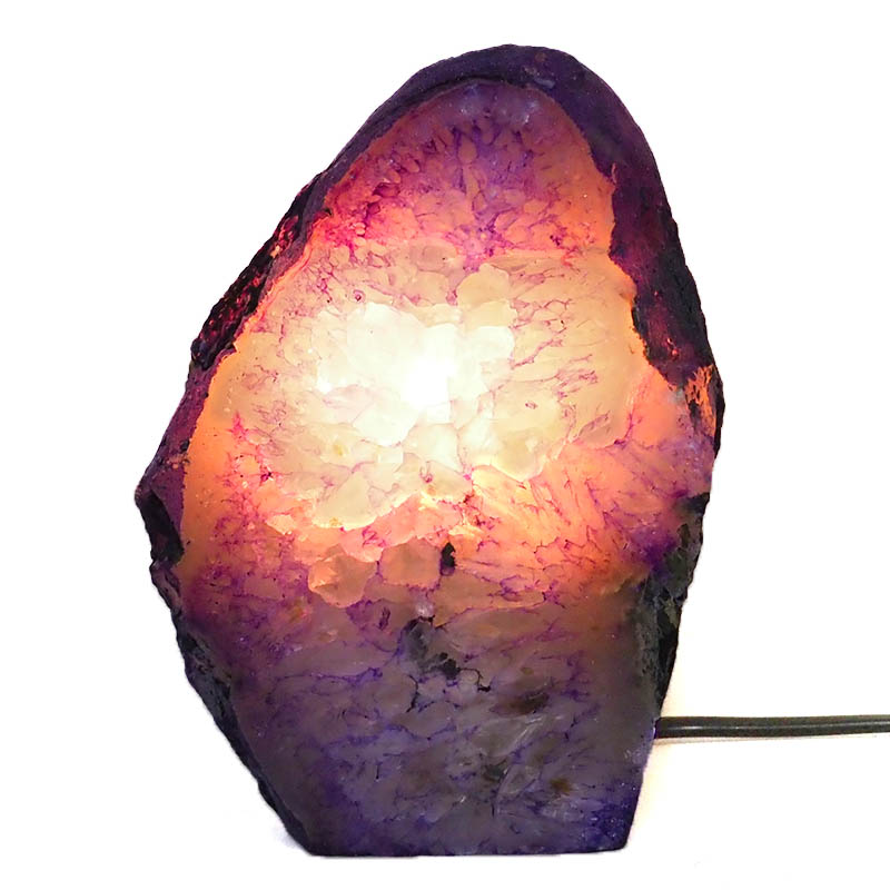 2.27Kg Agate Crystal Lamp J1263 4 Agate Crystal Lamp J1263 | Himalayan Salt Factory